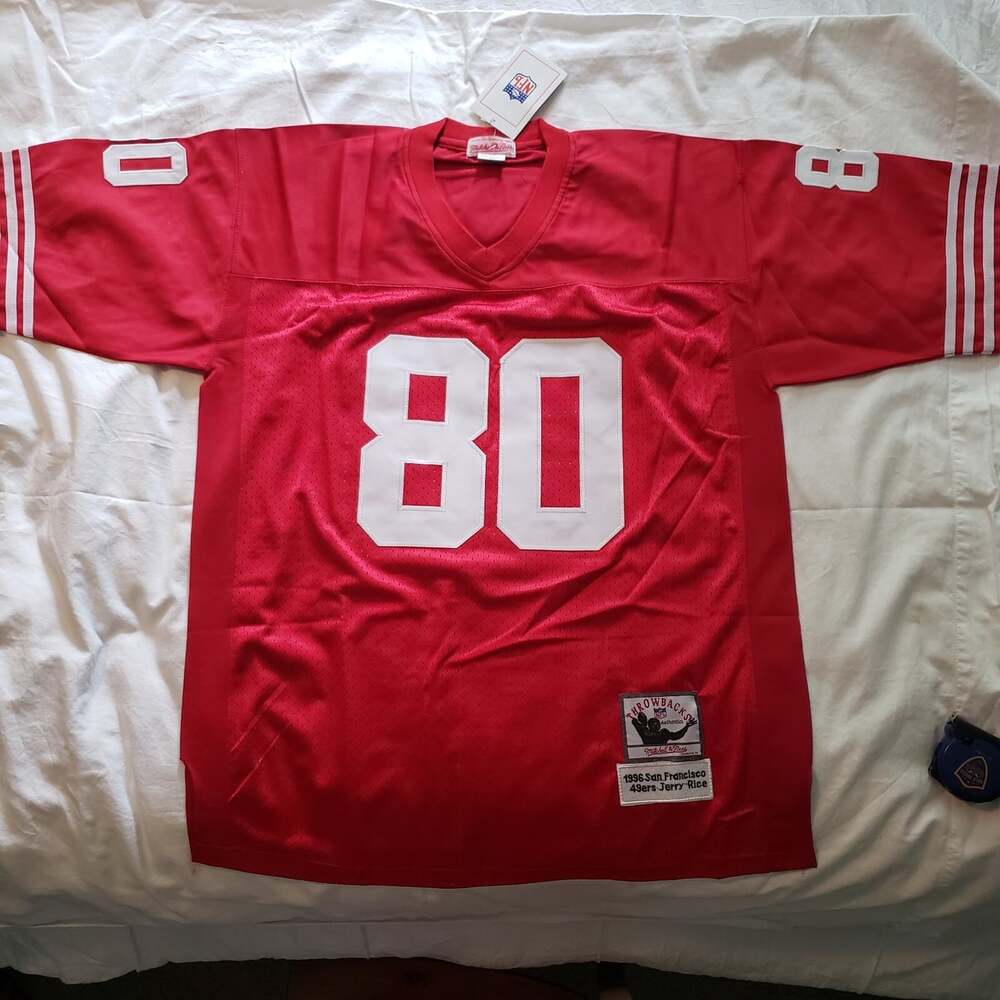 Jerry Rice Mitchell and Ness 1996 Throwback Jersey